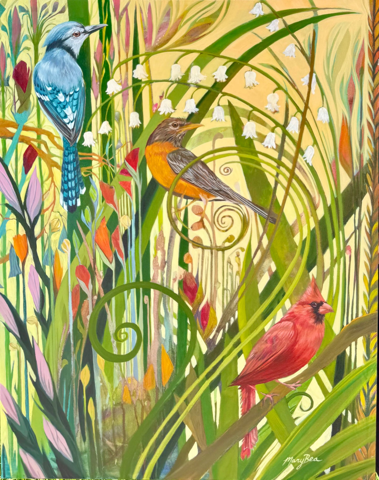 "Three Part Harmony" 22x28 Original