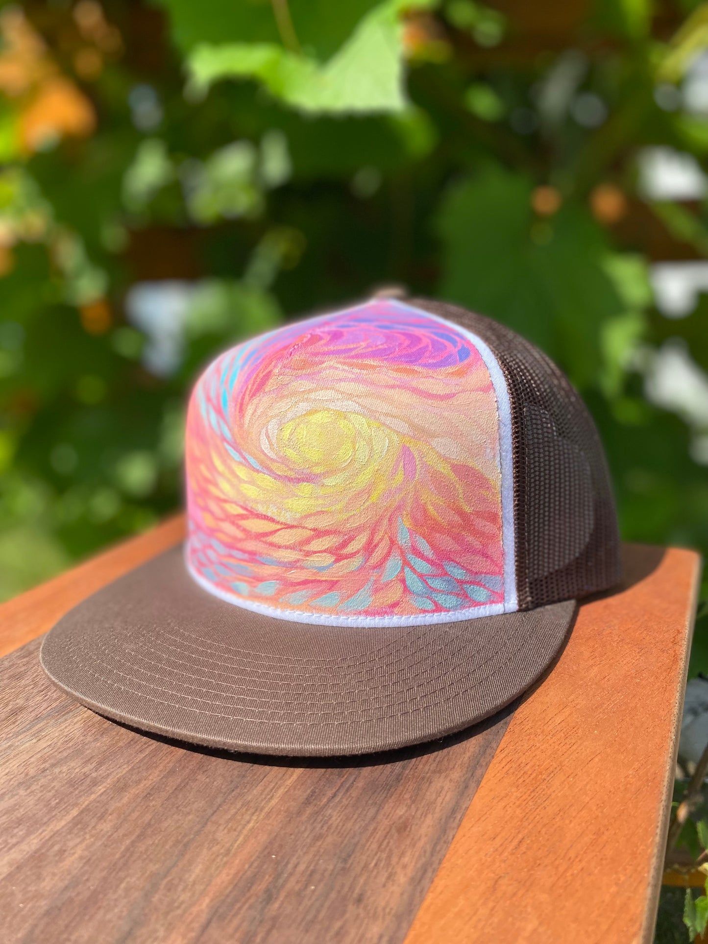 "Allure" Hand Painted Hat