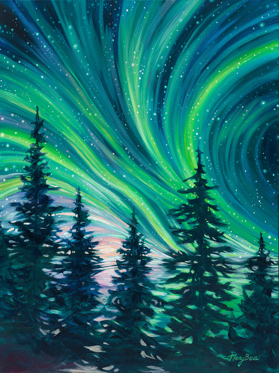 "Midnight Magic" Canvas Reproduction