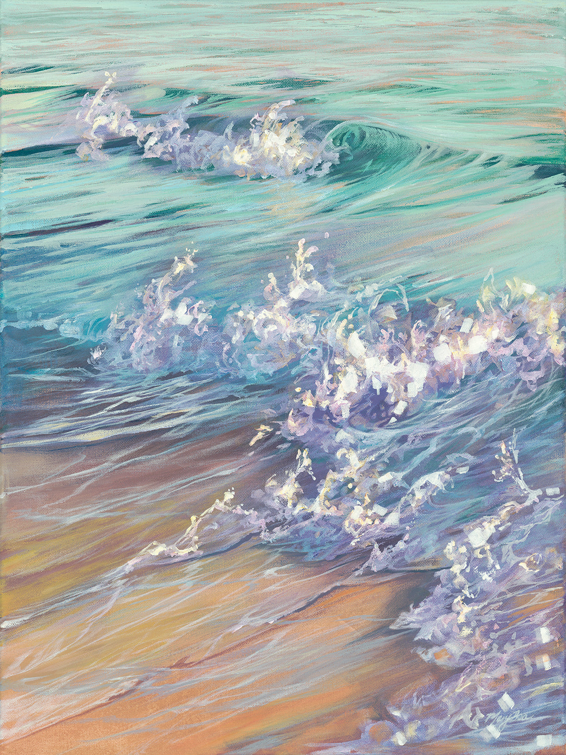 "Surf" Original 18x24