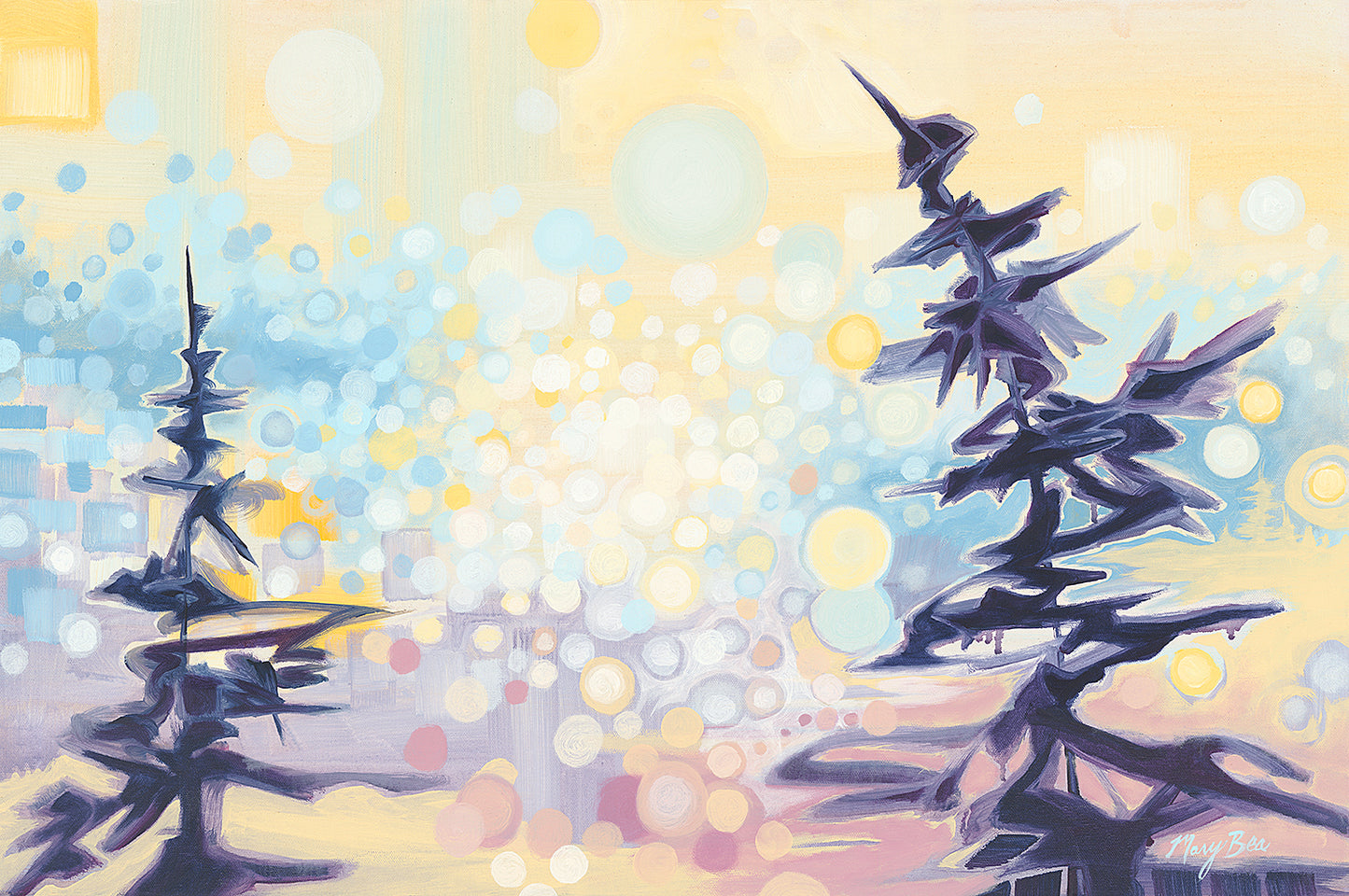 Two Trees- Print on Paper