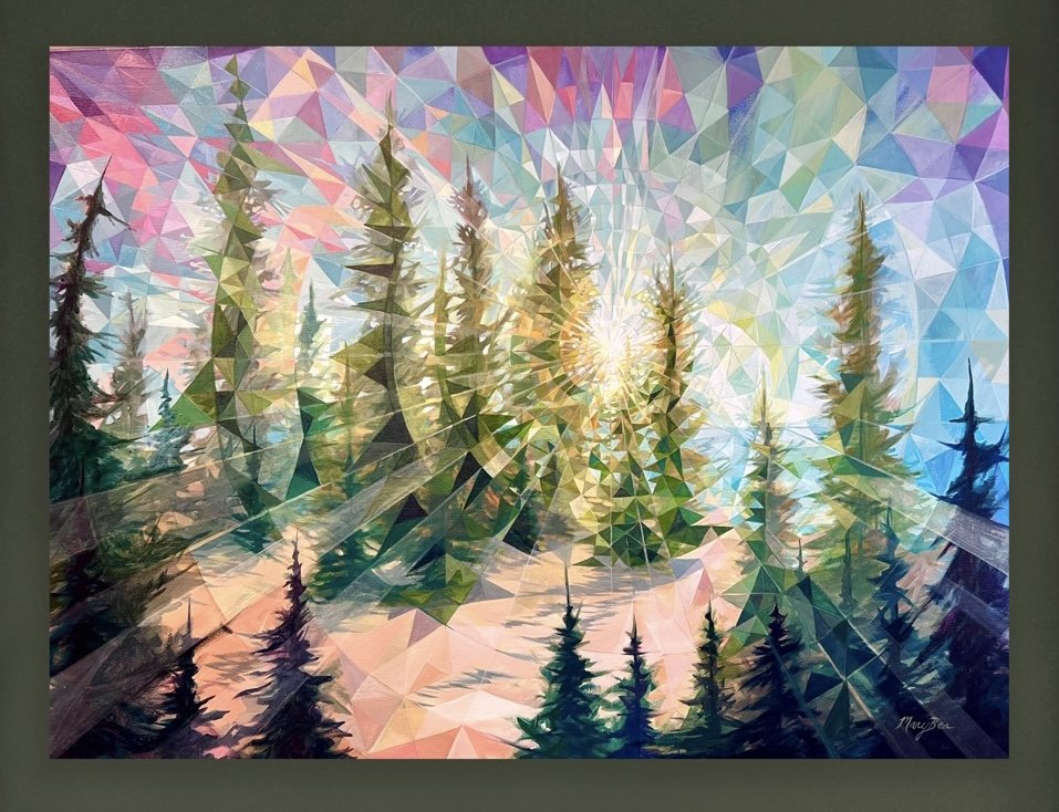 "Pine Prism" 30x40 Original