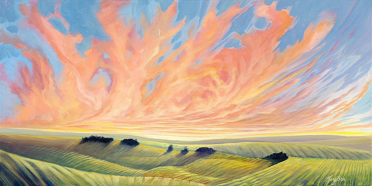 Field of Fire' Giclée Canvas Reproduction