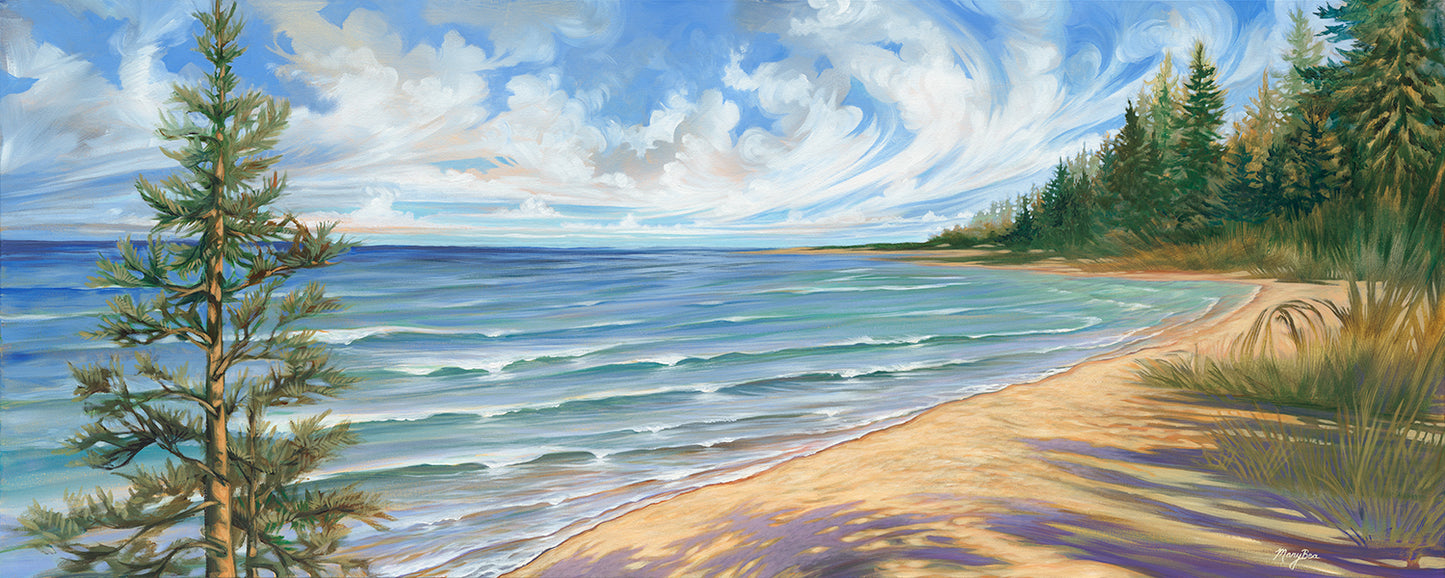 "Blue Bay" 24x60 Original