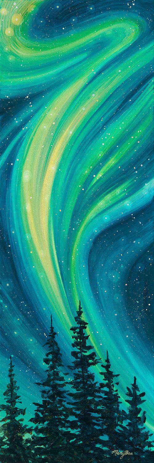 Evergreen Glow- Print on Paper