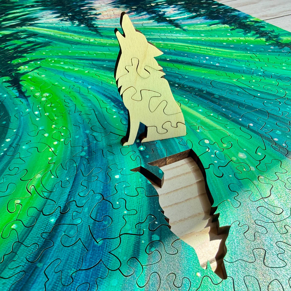 "Midnight Magic" Wood Puzzle 11.75" x 17.75"