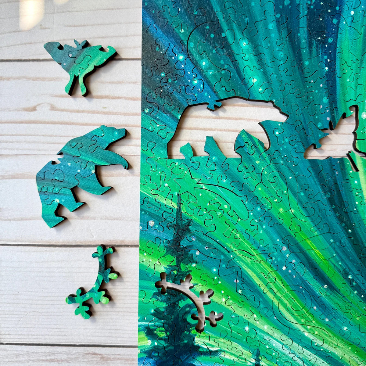 "Midnight Magic" Wood Puzzle 11.75" x 17.75"