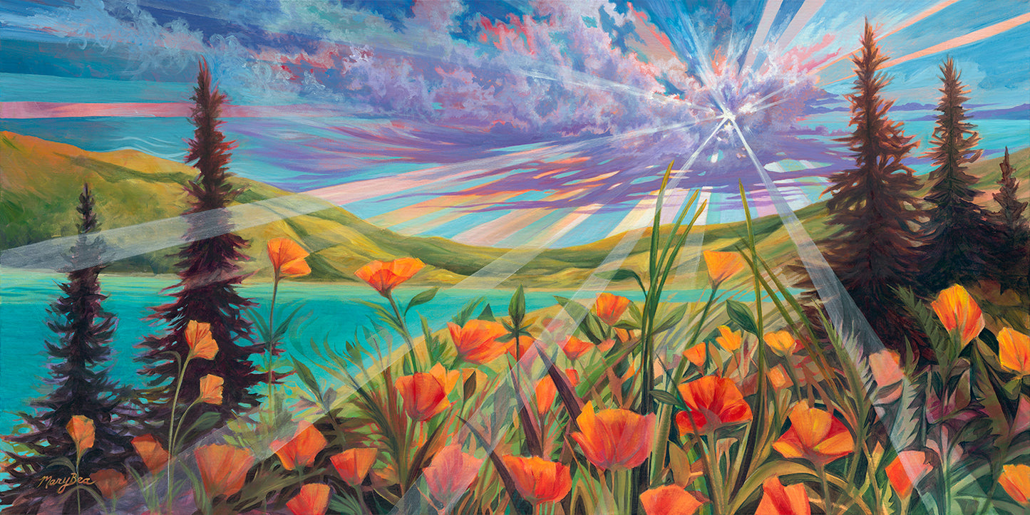 "Holding Light" 24x48 Original