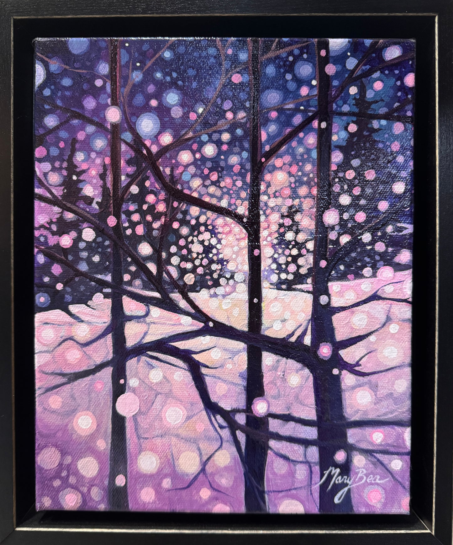 "Snow Globes" Framed Original 8x10