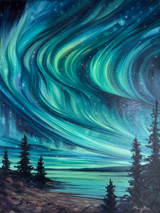 "Story of the Sky" 18x24 Original