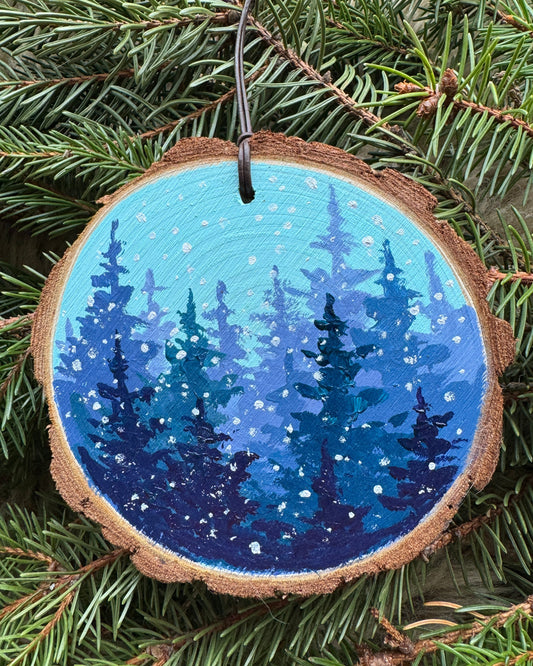 2025 Mary Bea Hand Painted Holiday Ornament