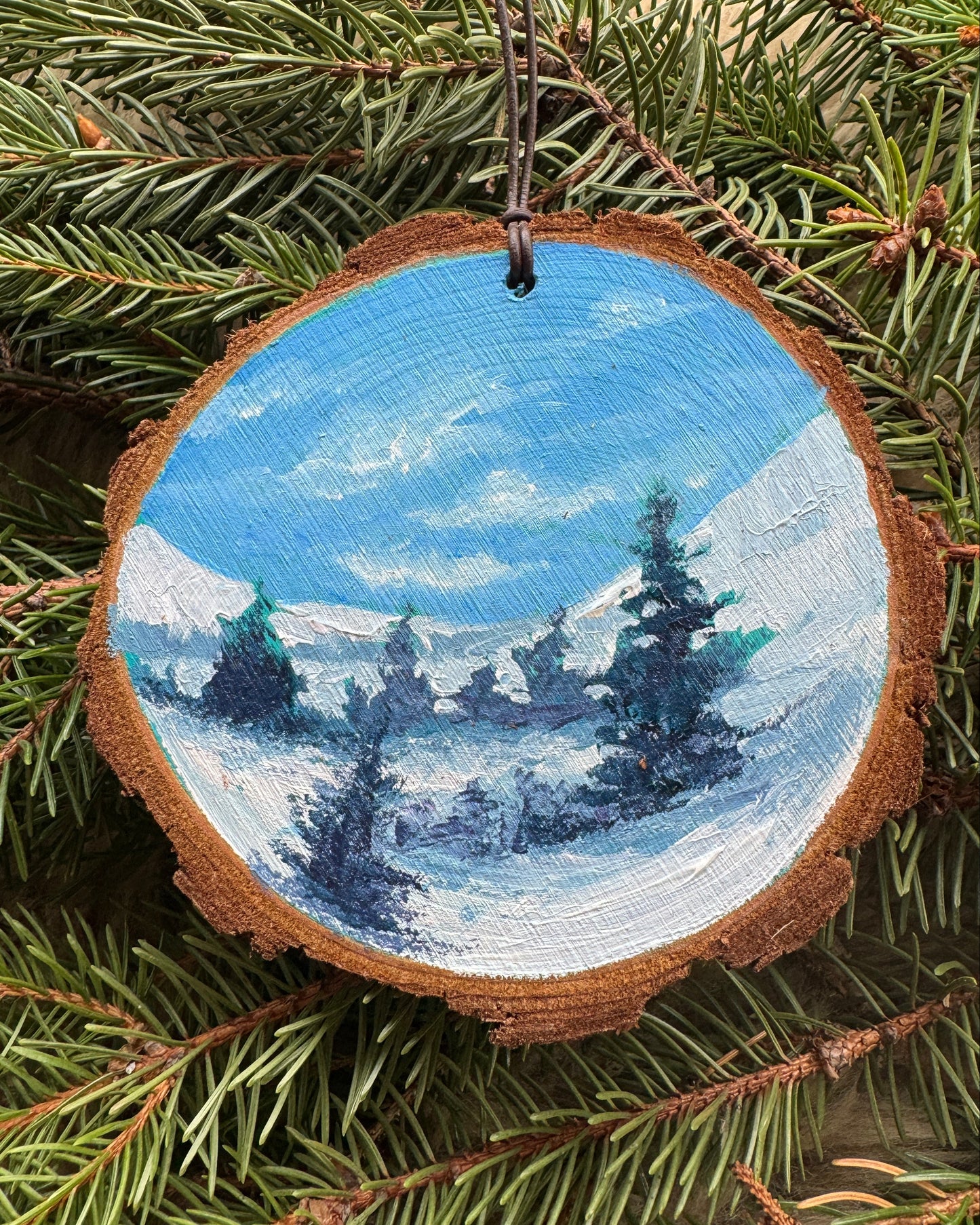 2025 Mary Bea Hand Painted Holiday Ornament
