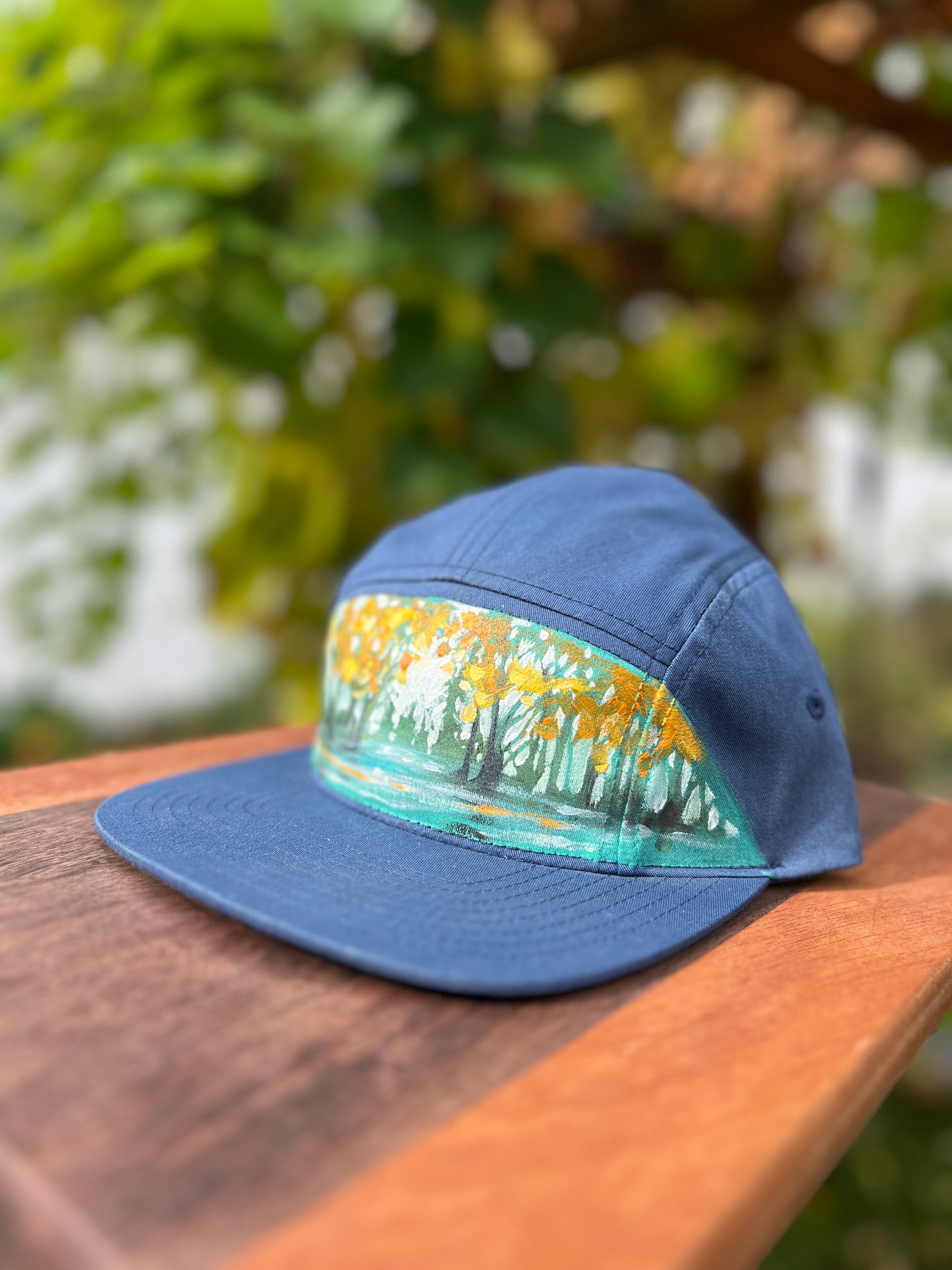 "Peaceful Way" Hand Painted Hat