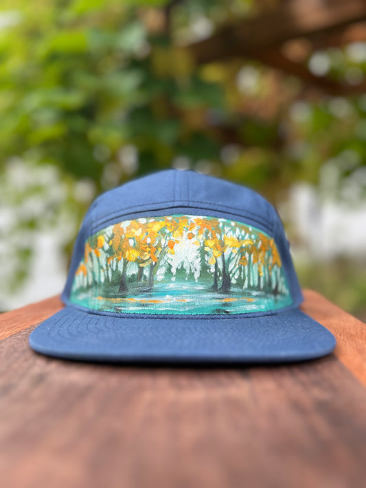 "Peaceful Way" Hand Painted Hat