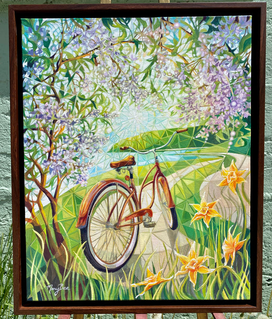 "Lilac Daydream" 16x20 Framed Original
