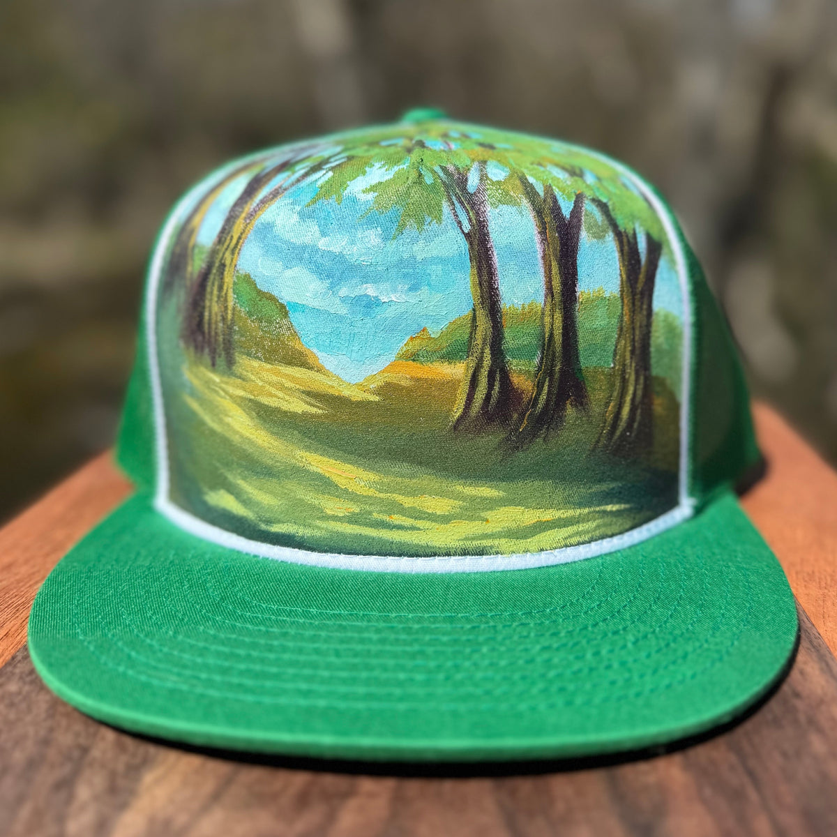 CAP•tivated by Kasey Hand Painted Hat Hats – Rosies Market Y Mas main image 2