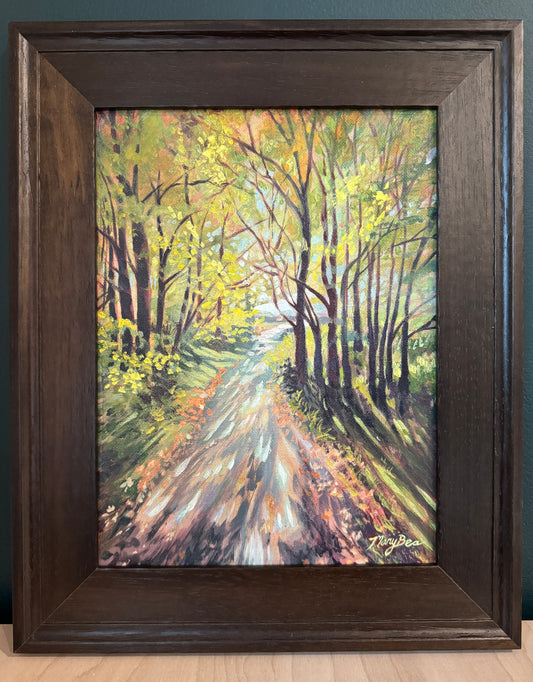 "Autumn Stroll" 9x12 Framed Original