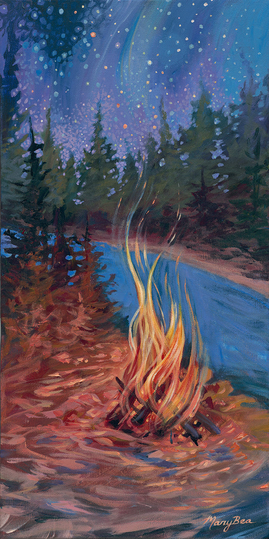 "Last Embers" Notecard