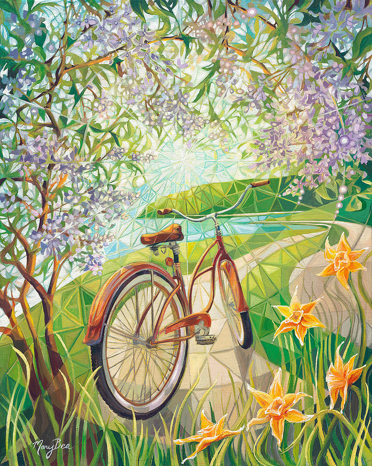 "Lilac Daydream" Notecard
