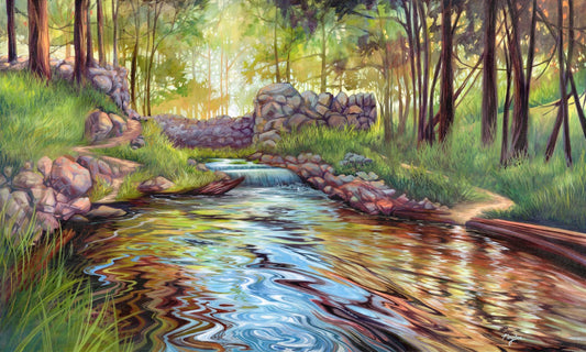 Roaring Brook- Print on Paper