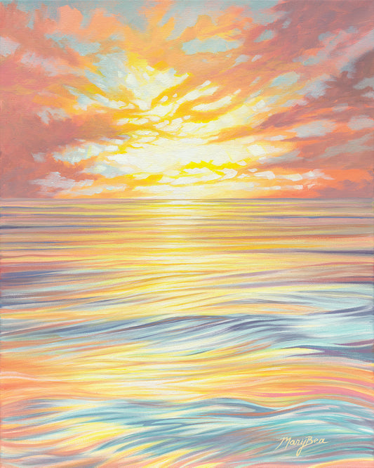 "Silken Shimmer" Notecard