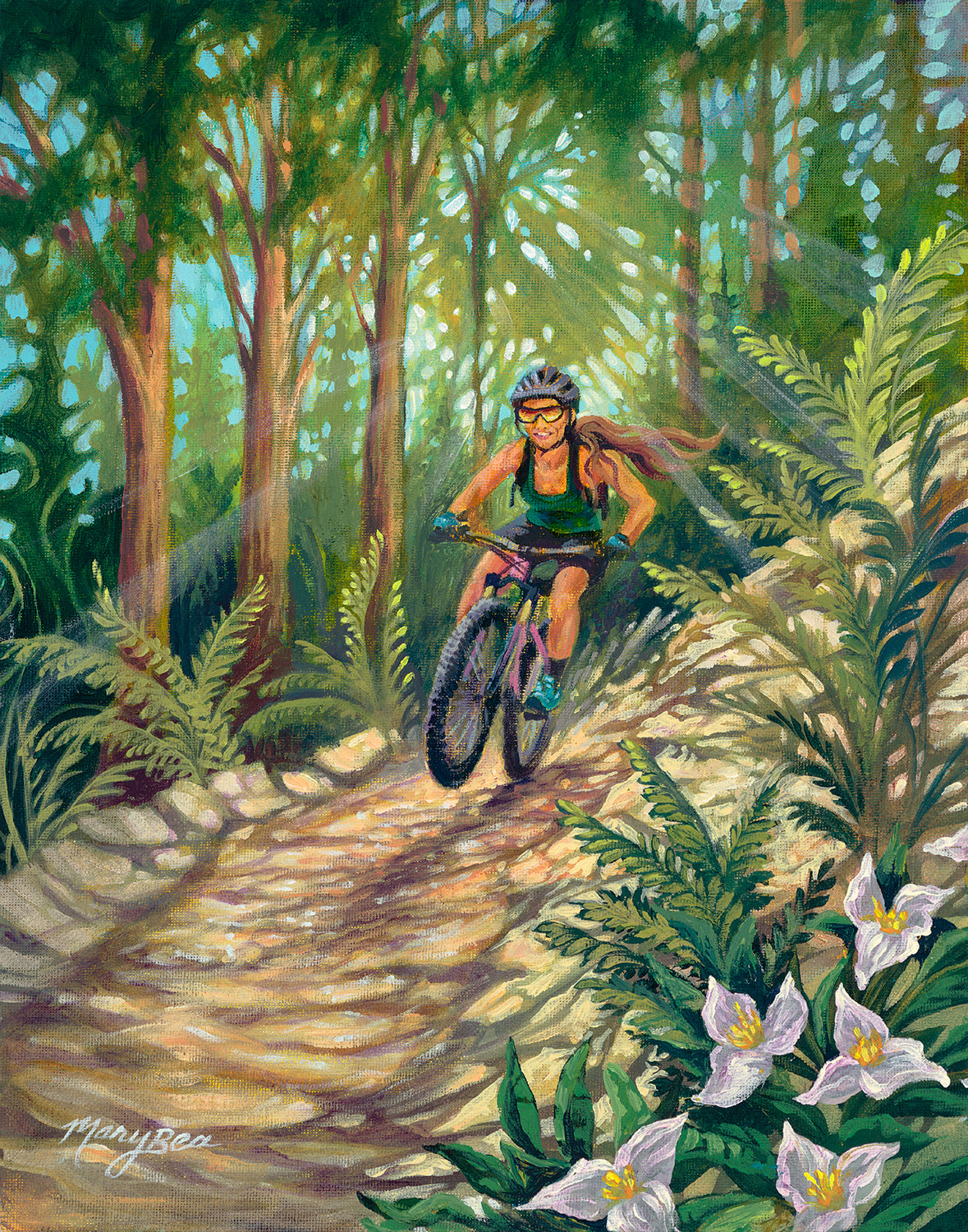 'Trail Ride' Giclee Canvas Reproduction