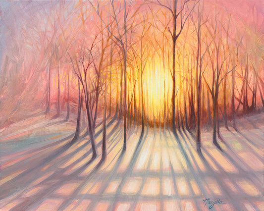 Winter's Glow- Print on Paper