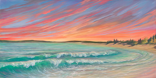 "Lake Shore" Giclee Canvas Reproduction