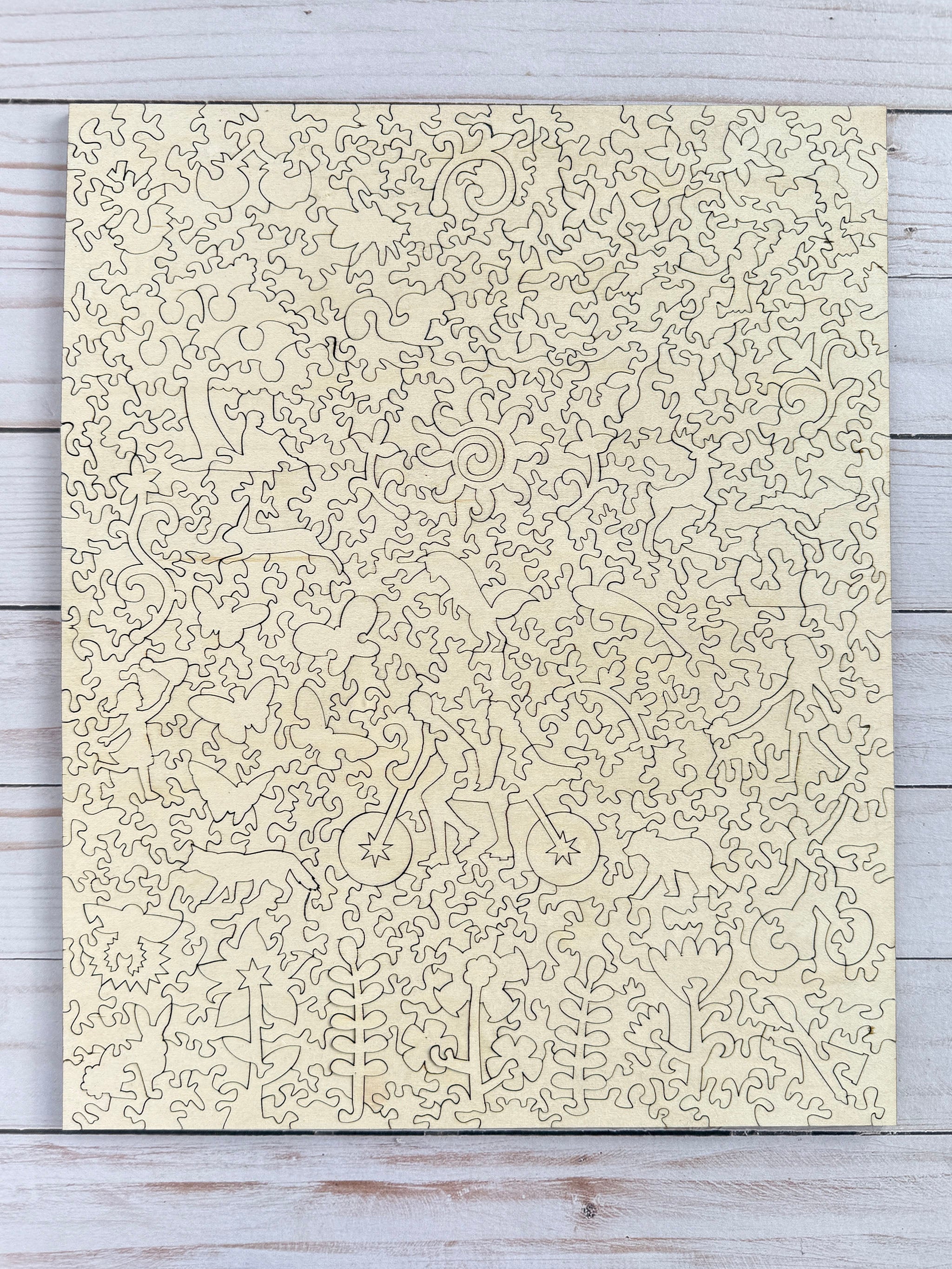 Lilac Daydream' Wood Puzzle 11.75