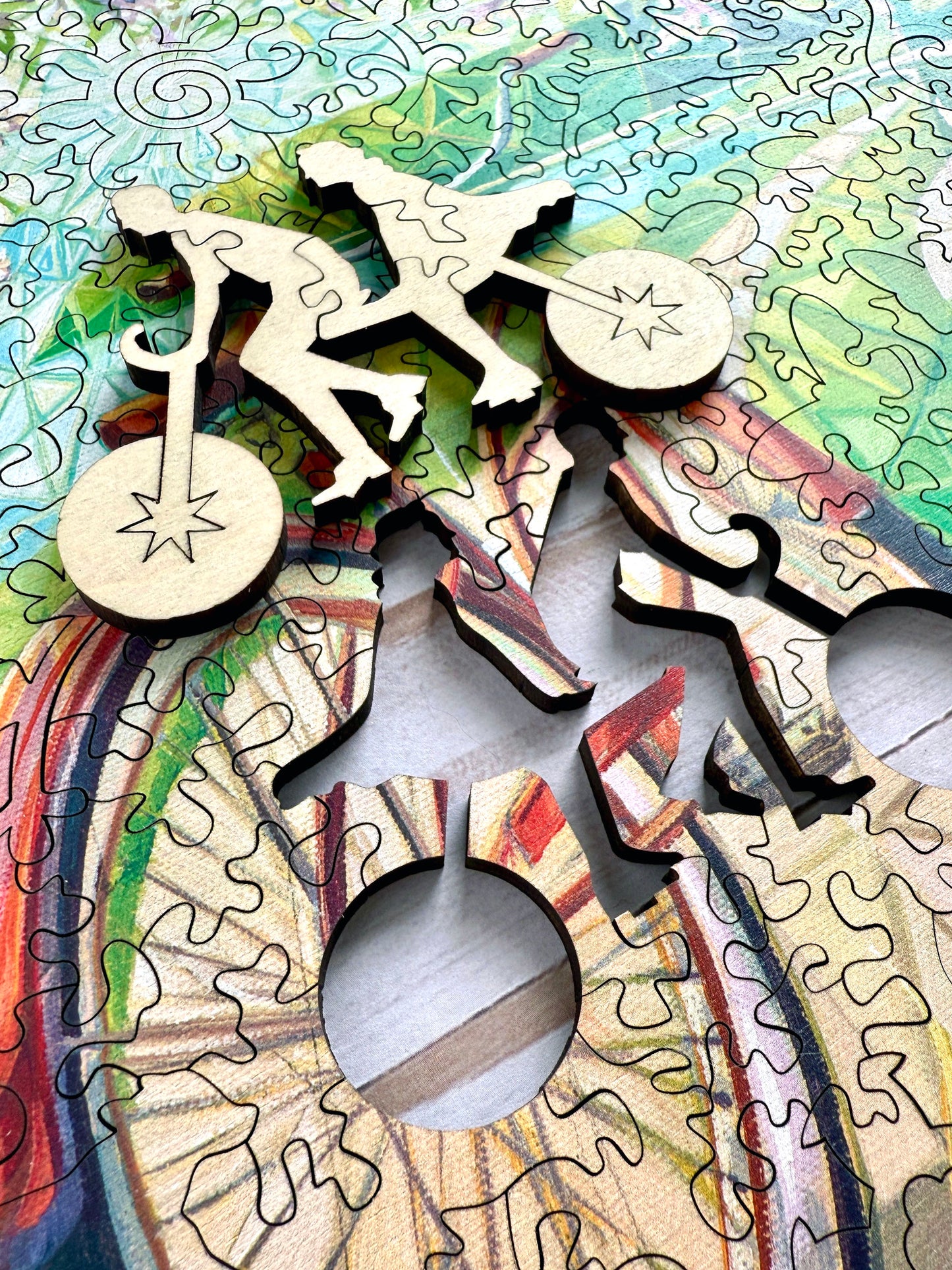 'Lilac Daydream' Wood Puzzle 11.75" x 14.6"