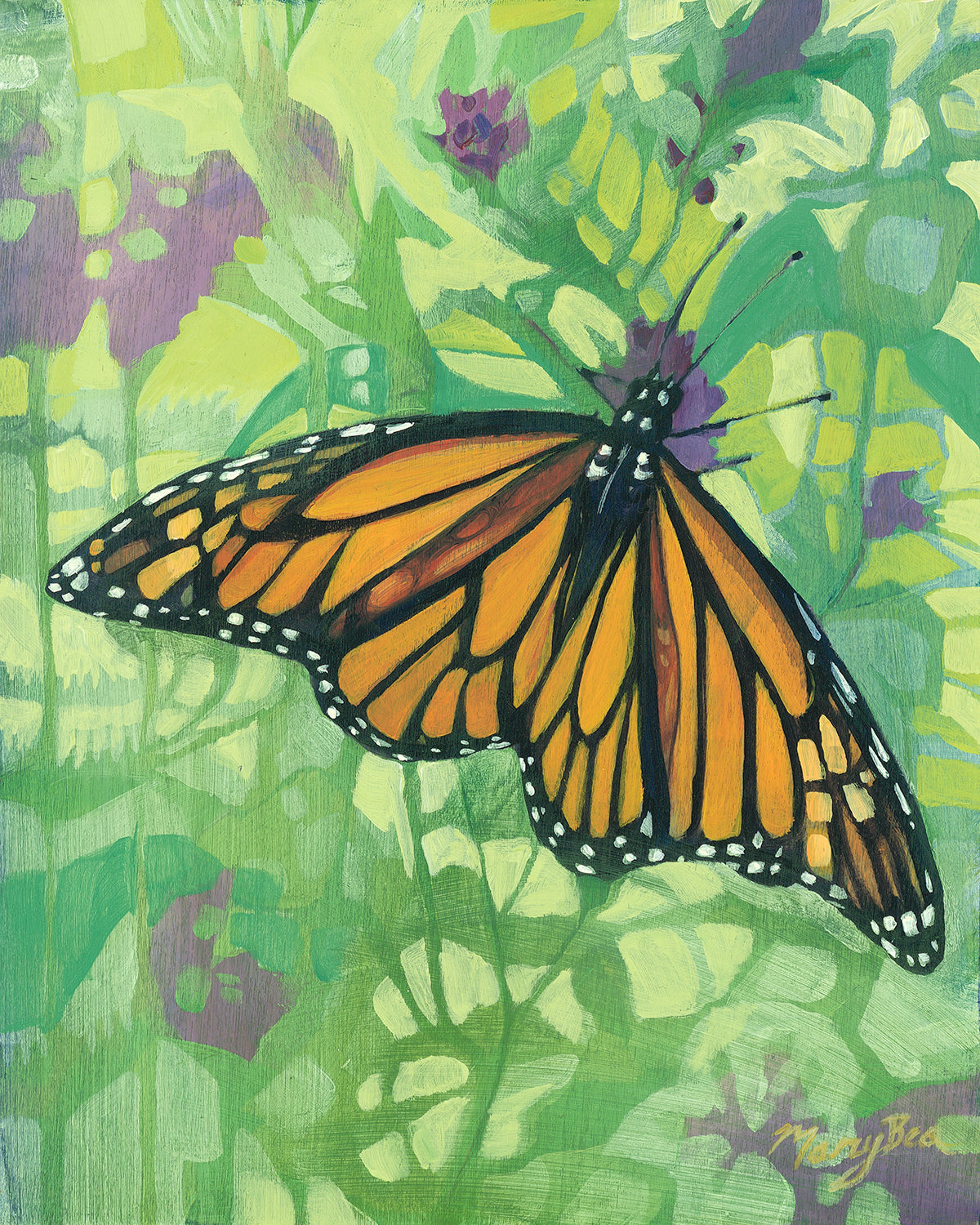 Monarch- Print on Paper