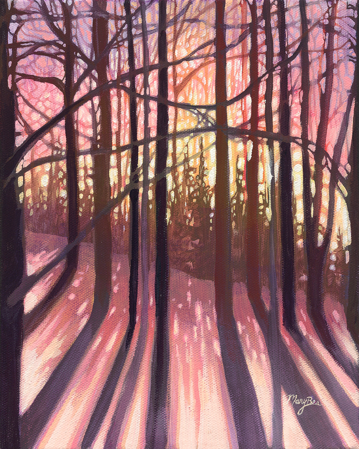 "Through The Trees" Notecard