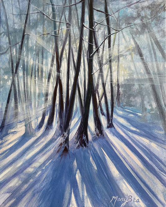 "Winter Gem" Original 8x10" Painting