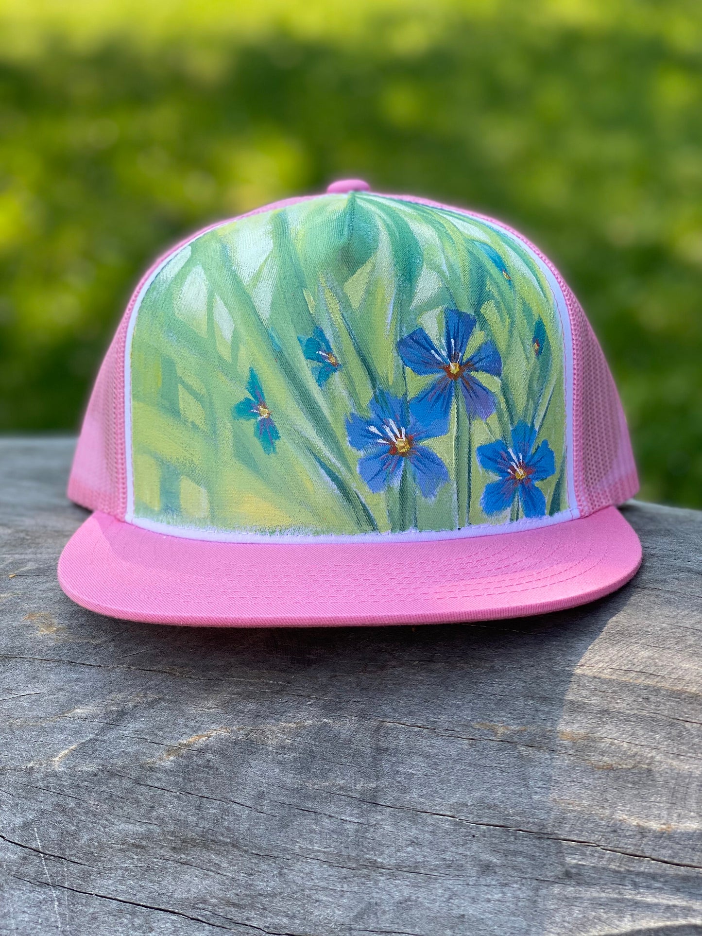 "Little Beauties" Hand Painted Hat