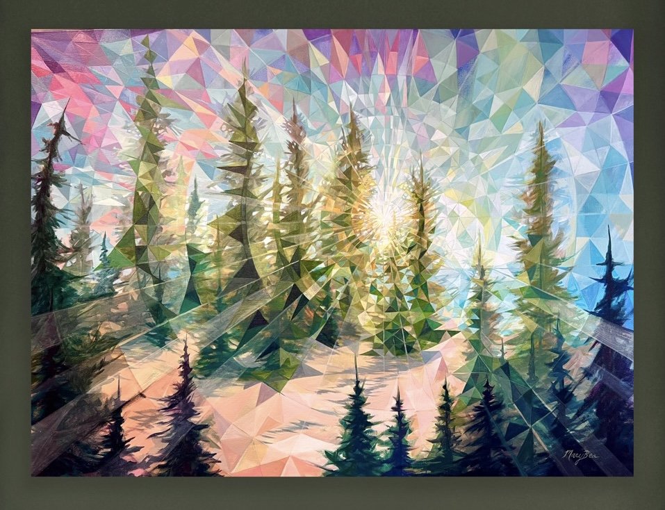 "Pine Prism" 30x40 Original Painting