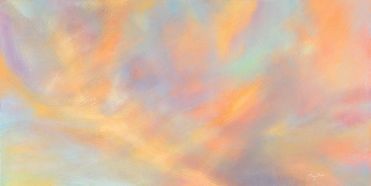 'Fuchsia Sky' Giclee Canvas Reproduction