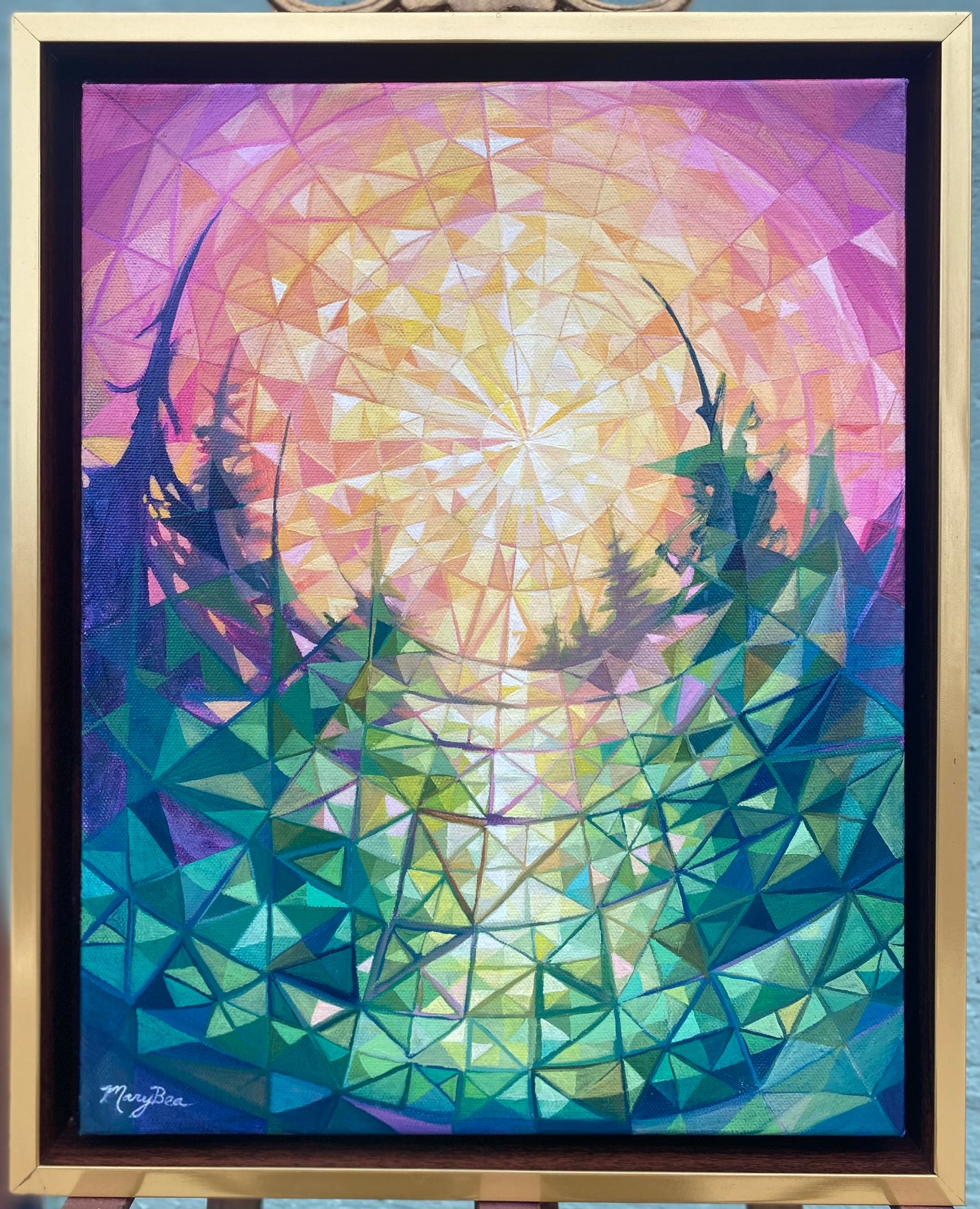 "Fractal Forest" Framed 11x14 Original