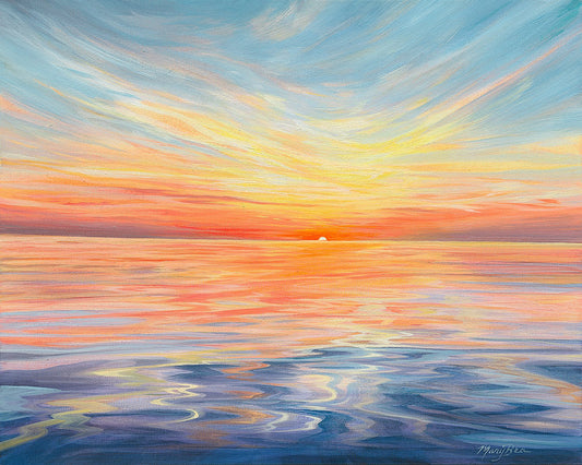 "Lake Luster" Original 16x20