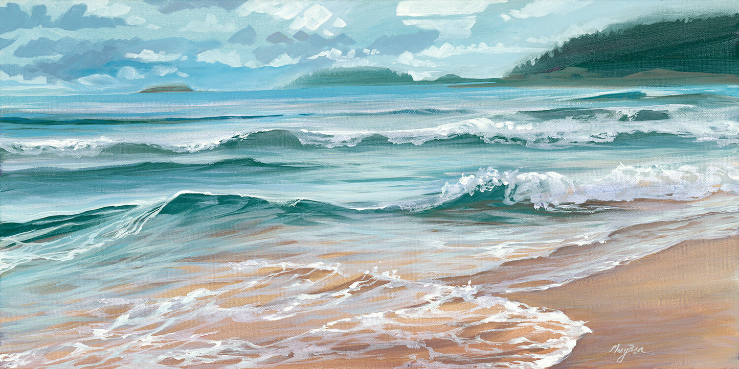 'Marquette Surf' - Giclee Canvas Reproduction