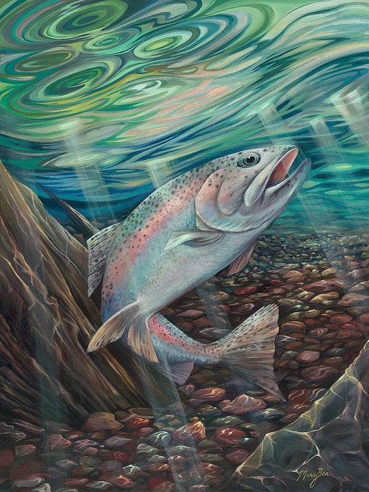 Rainbow Trout- Print on Paper