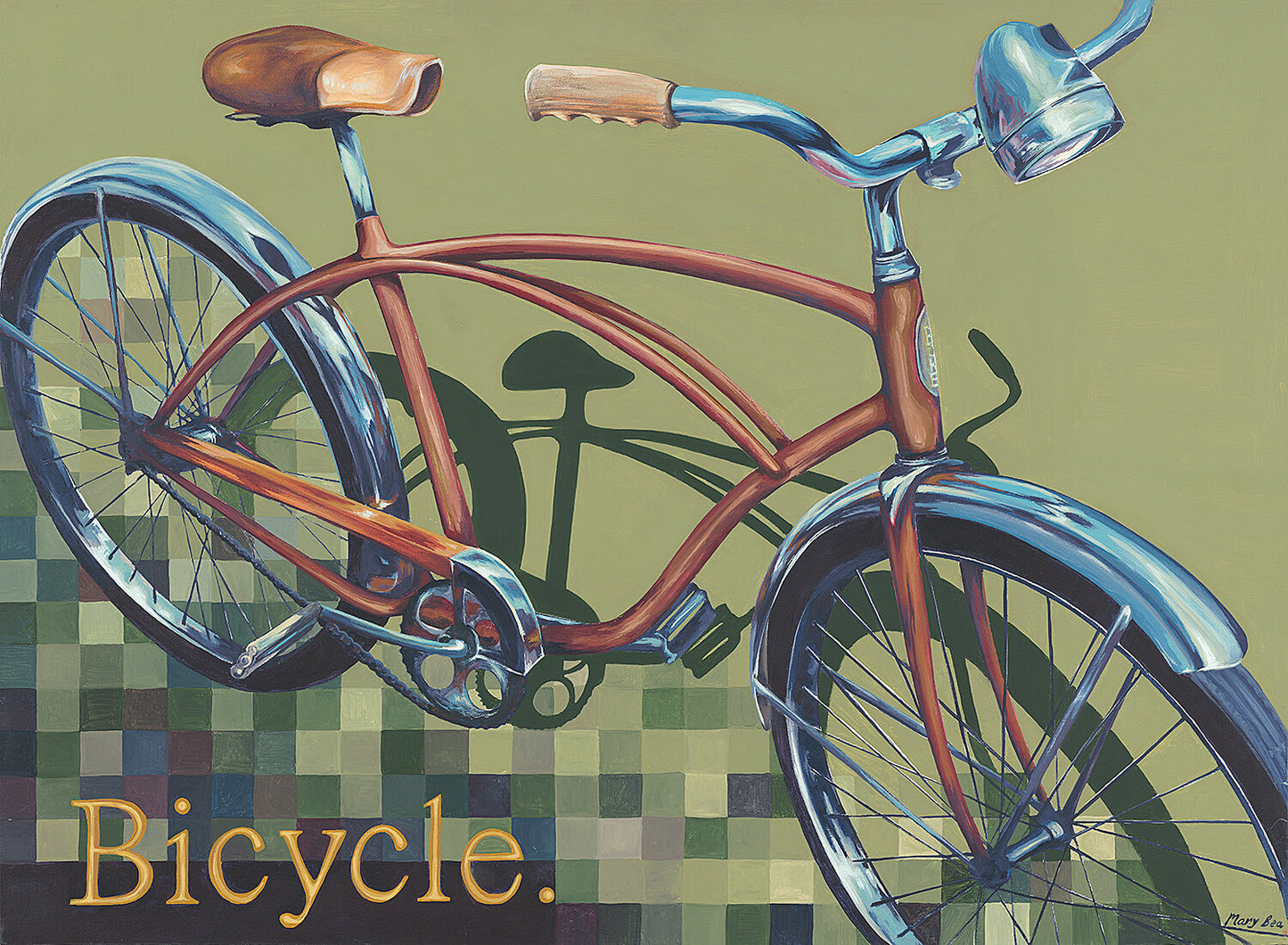 'Bicycle' Giclee Canvas Reproduction