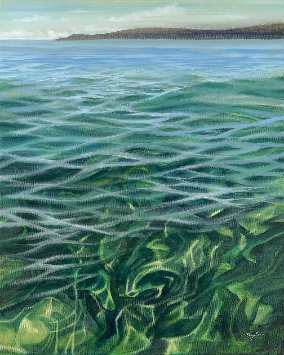 "Clear Blue Water" Notecard