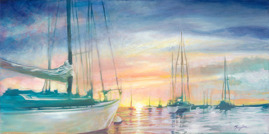 'Harbor' Giclee Canvas Reproduction