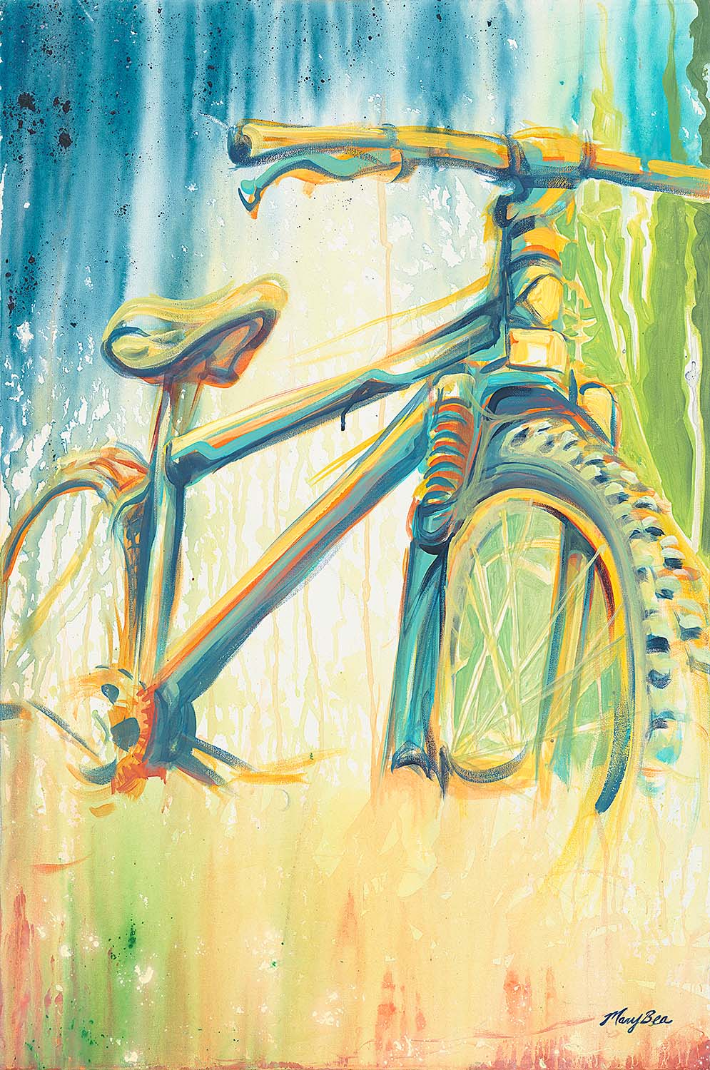 'Mountain Bike' Giclee Canvas Reproduction