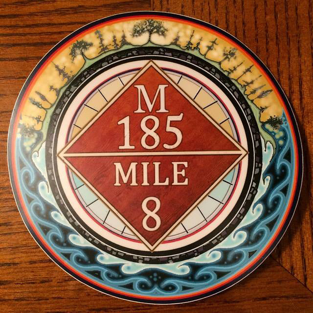 Mackinac Island Inspired M-185 Sticker