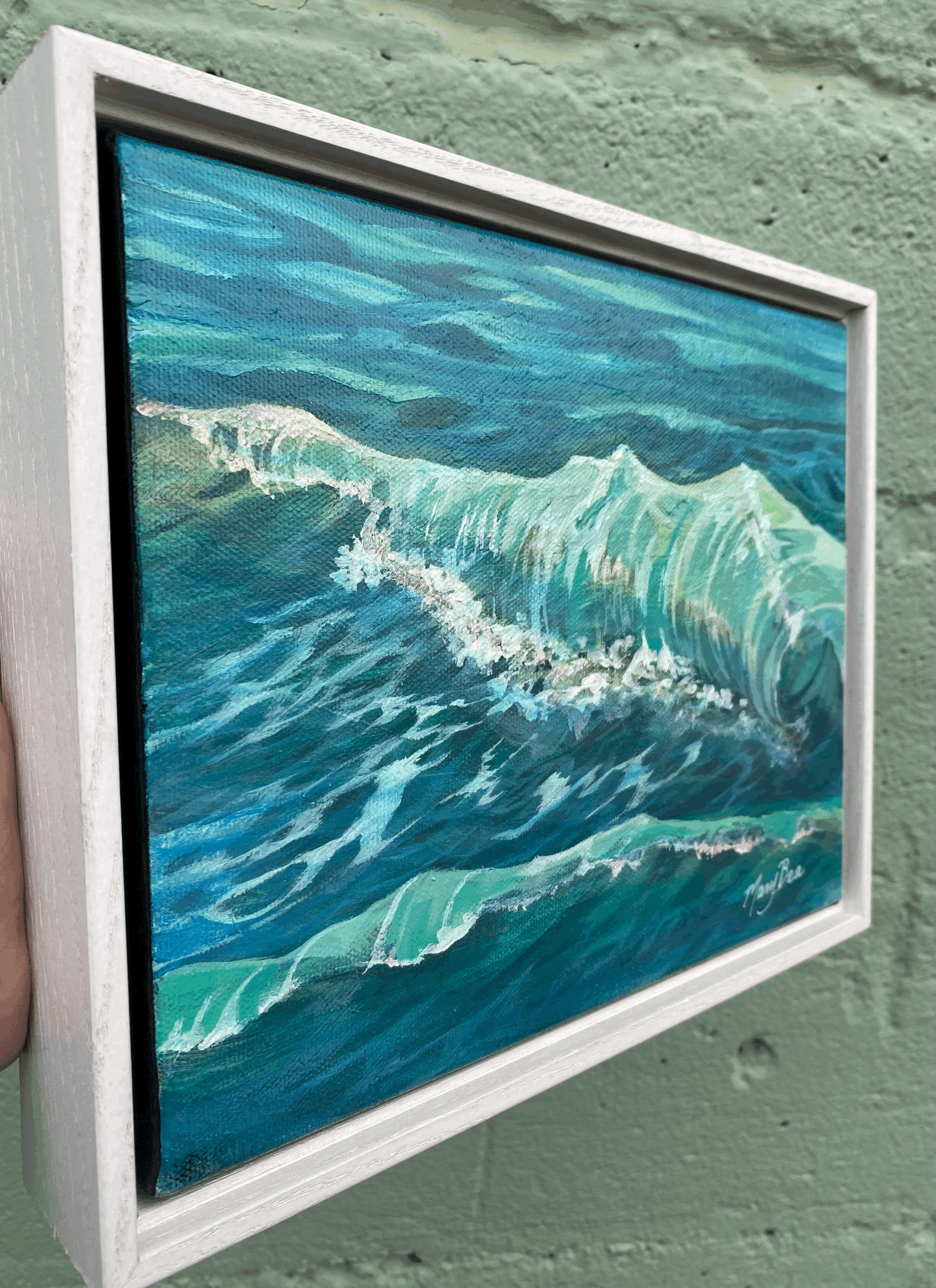 "Little Wave" 8x10 Framed Original