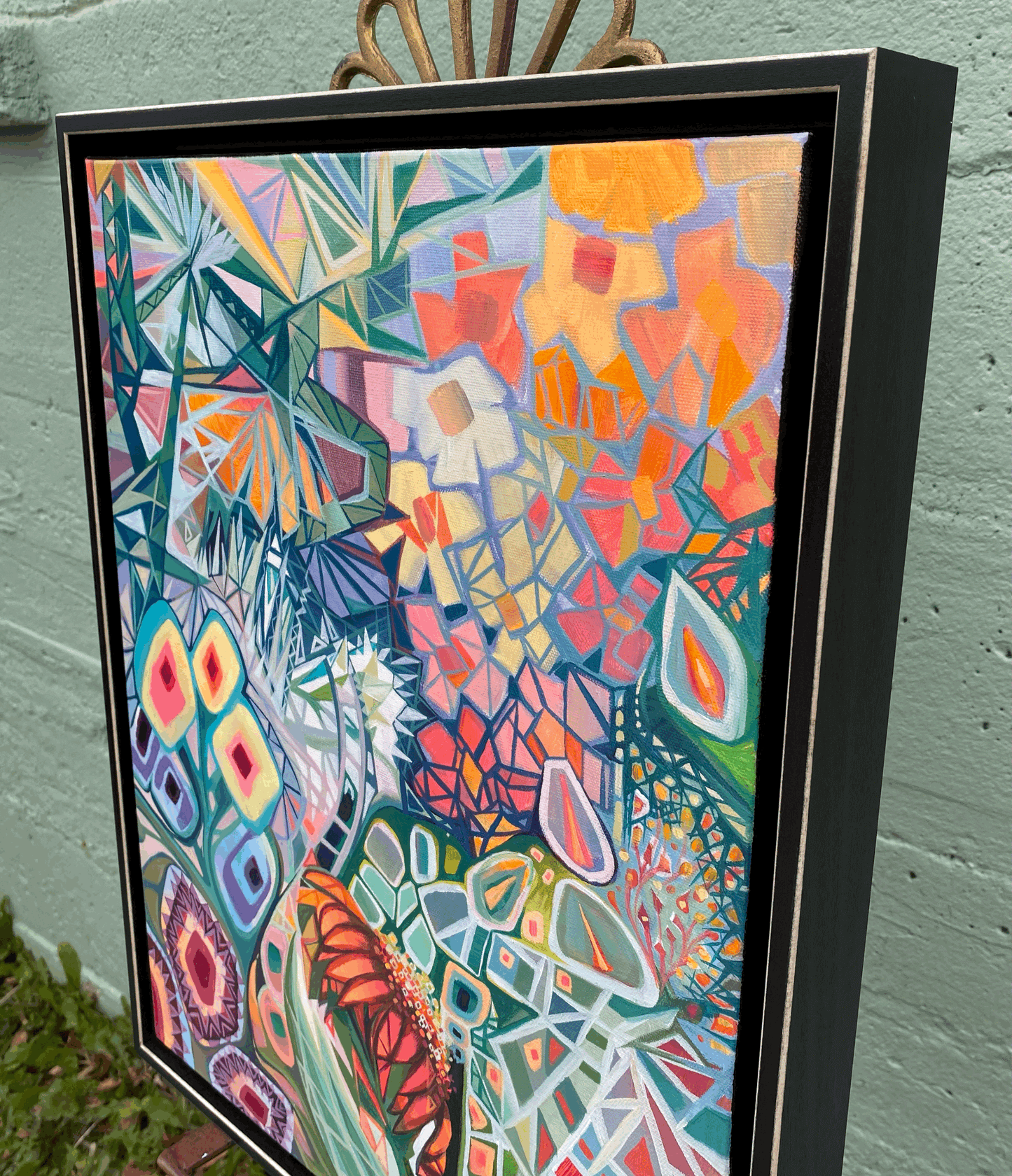 "Flowerworks" 16x20 Framed Original